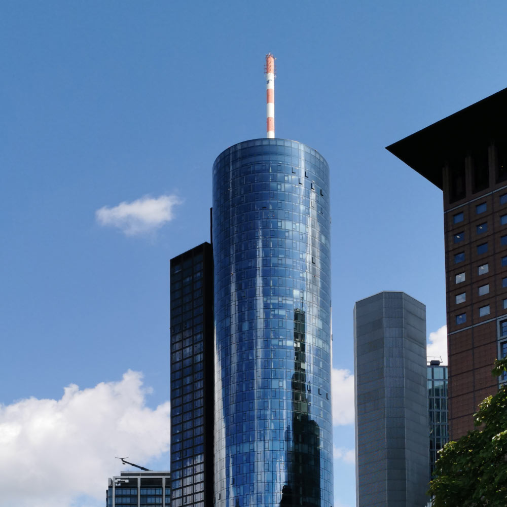 Maintower Helaba Bastelvorlage Frankfurt