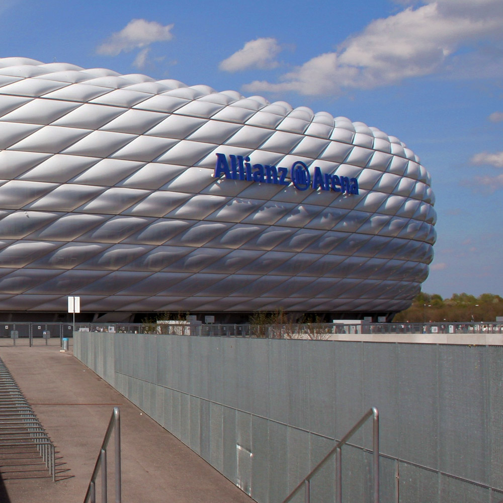 Allianz Arena München - FC Bayern Fußballstadtion - Bundesliga Stadion